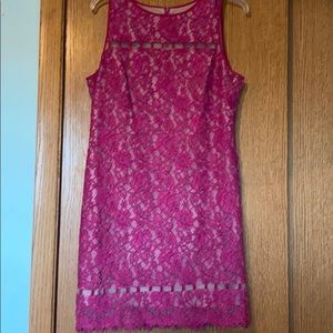 Gorgeous pink Adrianna Papell dress